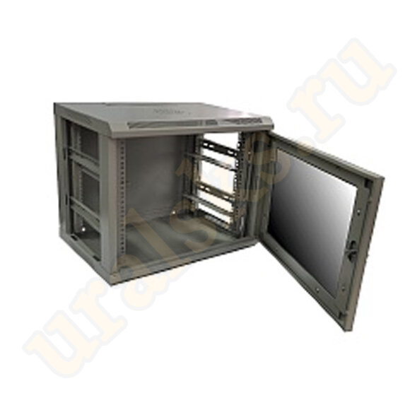 Шкаф 19" C096050GWT настенный 9U 600x500 (WT-2042P-9U-600x500-F-G)