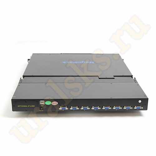 Консоль 1U NR-MSR2708UDL rev2, 17" ЖК, 8 портов KVM, Negorack