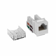 TWT-OK45UTP/5E-WH Модуль Keystone RJ45, Cat.5E, UTP, 90 градусов, белый