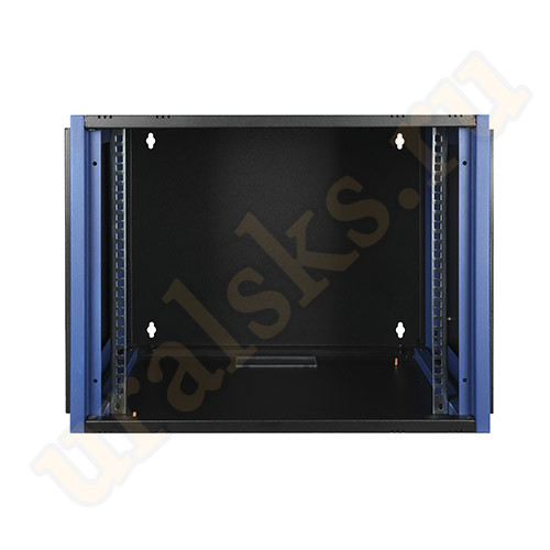 DR-610121 Настенный шкаф 19", 9U 600х600, дверь металл, черный