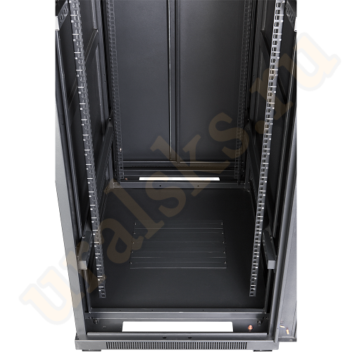 TWT-CBB-22U-6x10-P1 Шкаф 19" Business, 22U 600x1000, черный, передняя дв. перфорир., задняя дв. распашная перфорир.