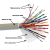 TWT-5EUTP16-XS Кабель TWT UTP серии XS, 16 пар, Кат.5e, PVC, серый, 305 м