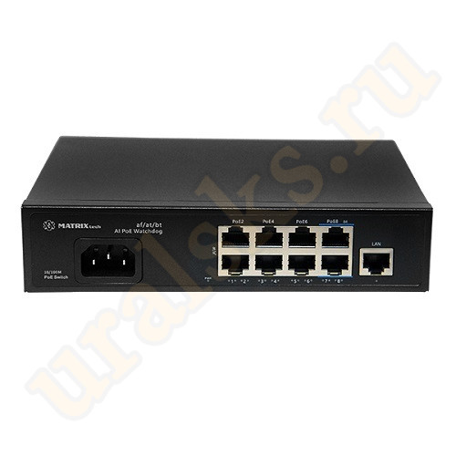 8-ми канальный PoE коммутатор M-PS8100 M131316