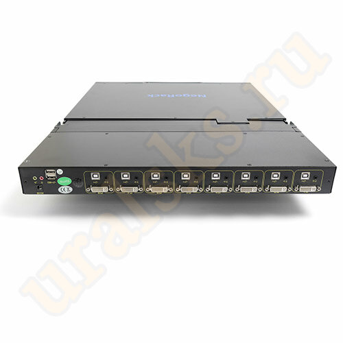 Консоль NR-MSR2708DVI, 1U, 17" ЖК, 8 портов KVM, Negorack