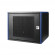 DR-620121 Настенный шкаф 19", 9U 600х600, дверь перфорация, черный