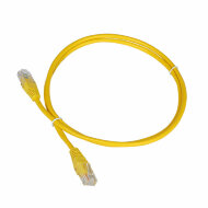 Патч-корд TWT RJ45 - RJ45, 4 пары, UTP, с заливными колпачками, категория 5е, 0.5 м, желтый Патч-корд TWT RJ45 - RJ45, 4 пары, UTP, с заливными колпачками, категория 5е, 0.5 м, желтый