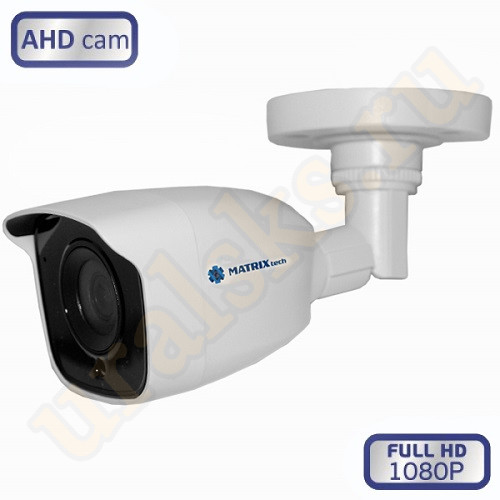 M100836 MT-CP2.0AHD20FW (3,6mm) Цветная 2.0MP Analog HD 1080P, уличная, цилиндрическая камера с ИК подсветкой