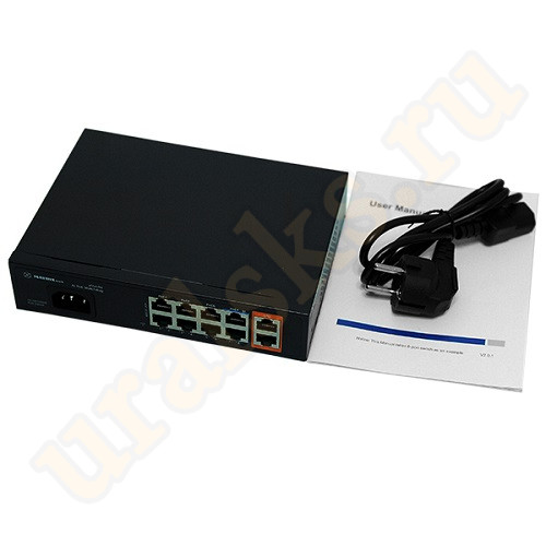 8-ми канальный PoE коммутатор M-PS8200G-V2 M131477 