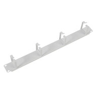 Органайзер кабельный горизонтальный 19" 1U, 4 кольца Органайзер кабельный горизонтальный 19" 1U, 4 кольца