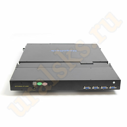 Консоль NR-MSR2904UDL rev2, 1U, 19" ЖК, 4 порта KVM, Negorack