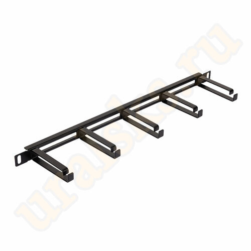 NMC-OK800-HU-BK-2 Кабельный органайзер NIKOMAX 19", 0,5 U, с отверстиями, 80мм, 2 шт