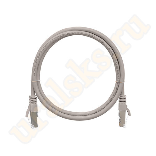 NMC-PC4SD55B-010-C-GY Коммутационный шнур NIKOMAX, F/UTP, категории 5e, LSZH, 1м