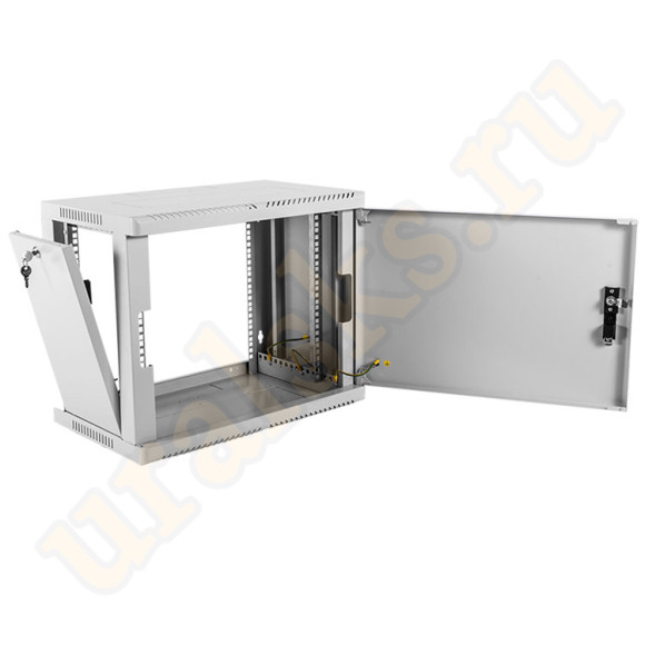 ШРН-9.350.1 Шкаф телекоммуникационный настенный сварной 9U (600x360) съёмные стенки, дверь металл