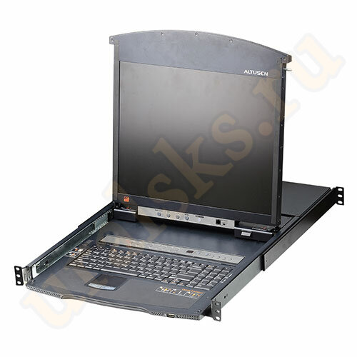 KL1516AN-AXA-RG KVM Консоль с переключателем 19" с интерфейсами VGA, USB, PS/2