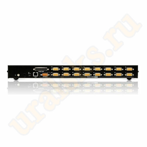CS1716i-AT-G IP KVM Переключатель 16-портовый VGA, USB, PS/2 CS1716i-AT-G IP KVM Переключатель 16-портовый VGA, USB, PS/2