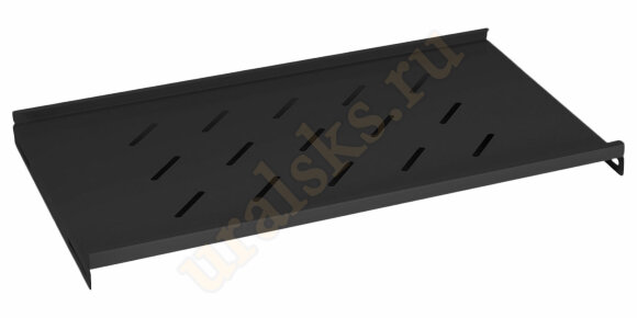 Cabeus SH-J018-WM45-BK Полка 19" перфорированная для настенных шкафов глубиной 450 мм, цвет черный (RAL 9004)