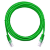 WT-2038A0.5 green Патч-корд UTP категория 5e PVC 0.5 м, зеленый