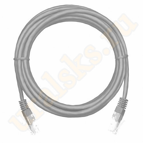 WT-2038B-0.5 grey Патч-корд UTP категория 6 PVC 0.5 м, серый