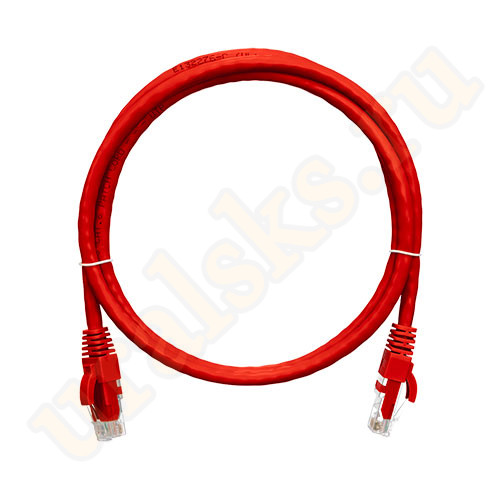 NMC-PC4UE55B-001-C-RD Коммутационный шнур NIKOMAX, U/UTP, категории 6, LSZH, 0,15м, красный