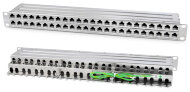 Hyperline PPHD-19-48-8P8C-C6A-SH-110D Патч-панель высокой плотности 19", 1U, 48 портов RJ-45, полный экран, категория 6A, Dual IDC Hyperline PPHD-19-48-8P8C-C6A-SH-110D Патч-панель высокой плотности 19", 1U, 48 портов RJ-45, полный экран, категория 6A, Dual IDC