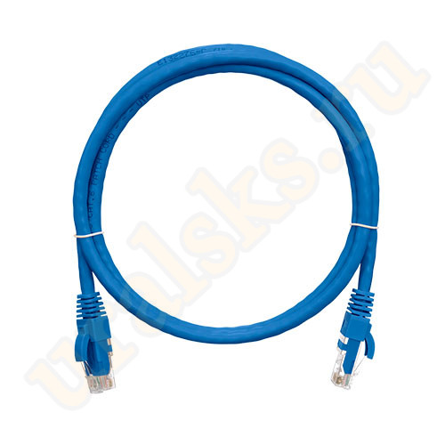 NMC-PC4UE55B-001-C-BL Коммутационный шнур NIKOMAX, U/UTP, категории 6, LSZH, 0,15м, синий