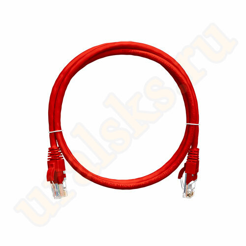 NMC-PC4UD55B-005-RD Коммутационный шнур NIKOMAX, U/UTP, категории 5e, PVC, 0.5м, красный