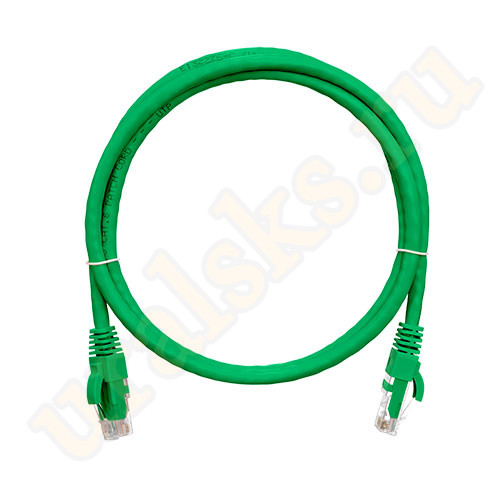 NMC-PC4UE55B-001-C-GN Коммутационный шнур NIKOMAX, U/UTP, категории 6, LSZH, 0,15м, зеленый