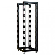 Стойка телекоммуникационная 38U двухрамная, цвет чёрный Стойка телекоммуникационная 38U двухрамная, цвет чёрный