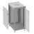 SL 6615.732 Шкаф телекоммуникационный 19" напольный 15U 600x600x800mm, передняя дверь перфорированная, задняя дверь сплошная металлическая