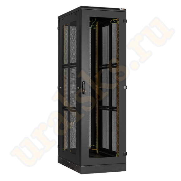 TFA-246080-MMMM-BK Напольный шкаф 19", 24U, металлические двери и боковые стенки Ш600хВ1280хГ800мм, в разобранном виде, черный