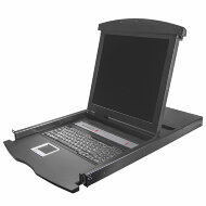 Консоль 1U NR-MSR2901L, 19" TFT, 1 порт KVM, Монитор, клавиатура, тачпад, Negorack Консоль 1U NR-MSR2901L, 19" TFT, 1 порт KVM, Монитор, клавиатура, тачпад, Negorack