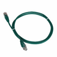 Патч-корд TWT RJ45 - RJ45, 4 пары, UTP, с заливными колпачками, категория 5е, 1 м, зеленый Патч-корд TWT RJ45 - RJ45, 4 пары, UTP, с заливными колпачками, категория 5е, 1 м, зеленый