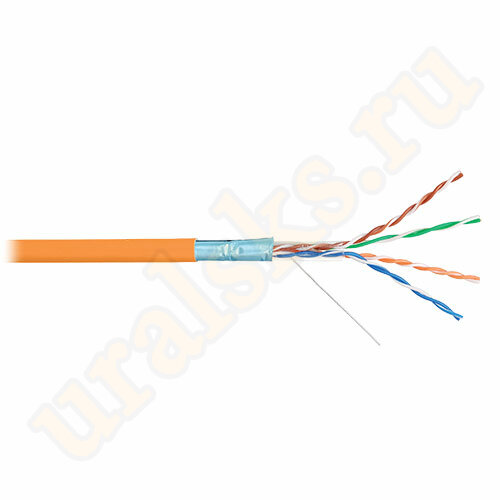 NKL 9201C-OR Кабель NIKOLAN F/UTP, 4 пары, Кат.5e, 24 AWG, внутренний, LSZH, 100м (EOL)