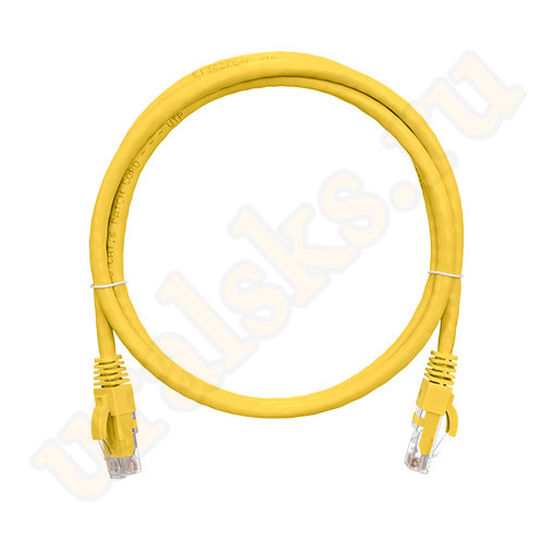 NMC-PC4UE55B-001-C-YL Коммутационный шнур NIKOMAX, U/UTP, категории 6, LSZH, 0,15м, желтый