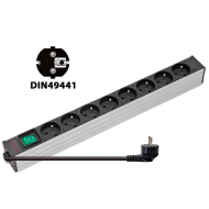 Блок розеток 8 портов, 1.8м. шнур Блок розеток 8 портов, 1.8м. шнур