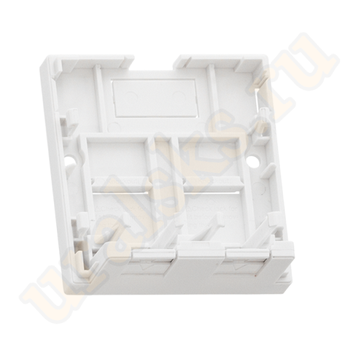 NMC-MB2P-ST-WT Корпус настенной розетки NIKOMAX, 2 порта, под модули-вставки типа Keystone, со шторками, белый NMC-MB2P-ST-WT Корпус настенной розетки NIKOMAX, 2 порта, под модули-вставки типа Keystone, со шторками, белый