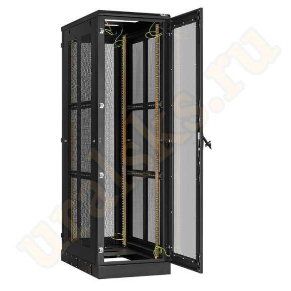 TFA-246080-PMMM-BK	Напольный шкаф 19", 24U, перфорированная и металлическая двери и боковые стенки Ш600хВ1280хГ800мм, в разобранном виде, черный