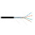 NKL 4200C-BK Кабель NIKOLAN F/UTP, 4 пары, Кат.5e, 24 AWG, внутренний/внешний, LSZH, 305м