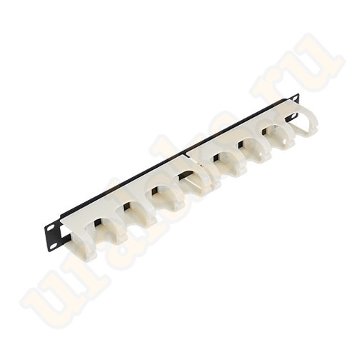 NMC-OP110 Кабельный органайзер NIKOMAX 19", 1U, с пластиковыми кольцами, 48мм, 1шт