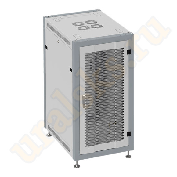 SL 6637.732 Шкаф телекоммуникационный 19" напольный 37U 600x600x1780mm, передняя дверь перфорированная, задняя дверь сплошная металлическая