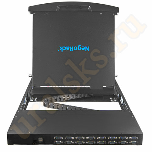 Консоль NR-MSR2916UDL, 1U, 19" TFT, 16 портов KVM, Negorack
