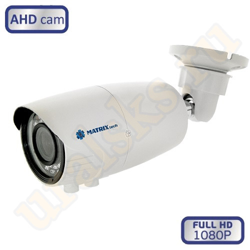 MT-CW1080AHD40VS (2,7-13,5mm) Цветная 2.0MP Analog HD 1080P, уличная, цилиндрическая камера с ИК подсветкой M100300