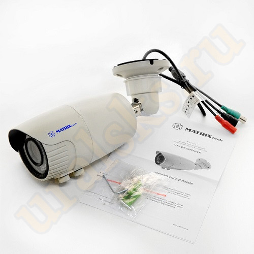 MT-CW1080AHD40VS (2,7-13,5mm) Цветная 2.0MP Analog HD 1080P, уличная, цилиндрическая камера с ИК подсветкой M100300