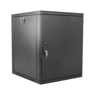 Шкаф телекоммуникационный настенный сварной 12U (600x360) съёмные стенки, дверь металл, чёрный Шкаф телекоммуникационный настенный сварной 12U (600x360) съёмные стенки, дверь металл, чёрный