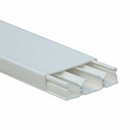 Кабель канал 75х20х2000 белый с перегородками IP40 SPL (цена за 1м)