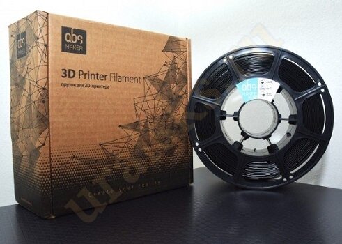 PET-g Пластик для 3Д печати, Чёрный 1.75мм PET-g Пластик для 3Д печати, Чёрный 1.75мм