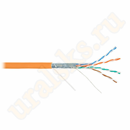 NKL 4201C-OR Кабель NIKOLAN F/UTP, 4 пары, Кат.5e, 24 AWG, внутренний, LSZH, 100м (EOL)