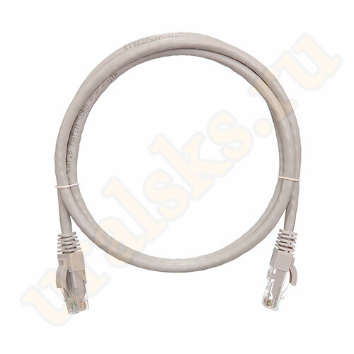 NMC-PC4UE55B-001-GY Коммутационный шнур NIKOMAX, U/UTP, категории 6, PVC, 0,15м, серый