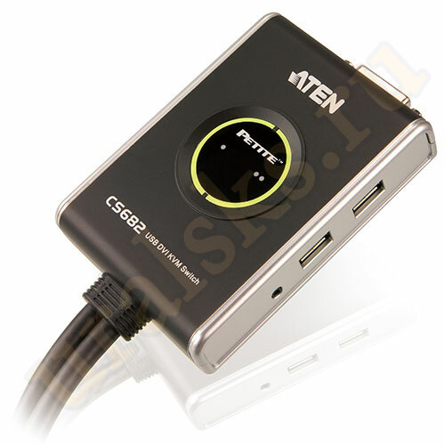 CS682-AT KVM Переключатель 2-портовый USB, DVI CS682-AT KVM Переключатель 2-портовый USB, DVI