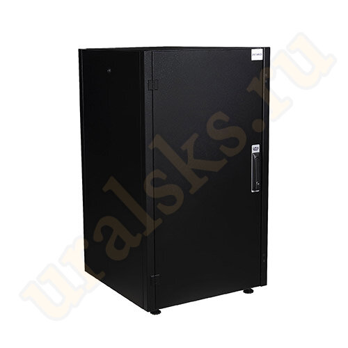 DR-710001 Шкаф напольный Datarex 19", 20U 600х600, передняя дверь металл, задняя стенка сплошная, металл, черный